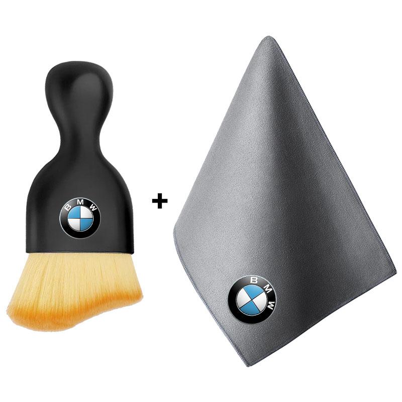 Car Towels Cleaning Drying Cloth with Car Cleaning Brush Accessories for BMW M E36 E46 E90 E60 E39 F30 F10 F20 E53 G30 E91 E92 E93
