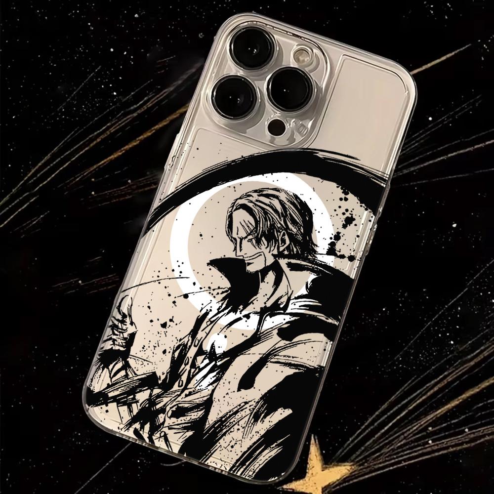 Anime Ones Pieces Luffys Magnetic Phone Case for Samsung Galaxy S25 S24 S23 S22 S21 S20 FE Edge Plus Ultra 5G Soft Clear TPU