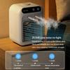 Mini Water-cooled Fan USB Charging Version Portable Fan Air Cooler Household Desktop Humidifying Air Conditioning Fan