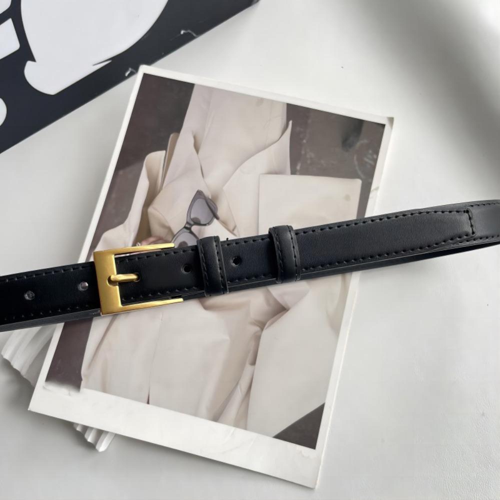 Casual Waist Belt Retro Pin Buckle Waistband Trendy Leather Belt For Women