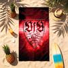 VfB Stuttgart (1) Theme Beach Towel Sand Resistant Soft And Comfortable Suitable For The Pool Camping Yoga And Diving A Travel Essential