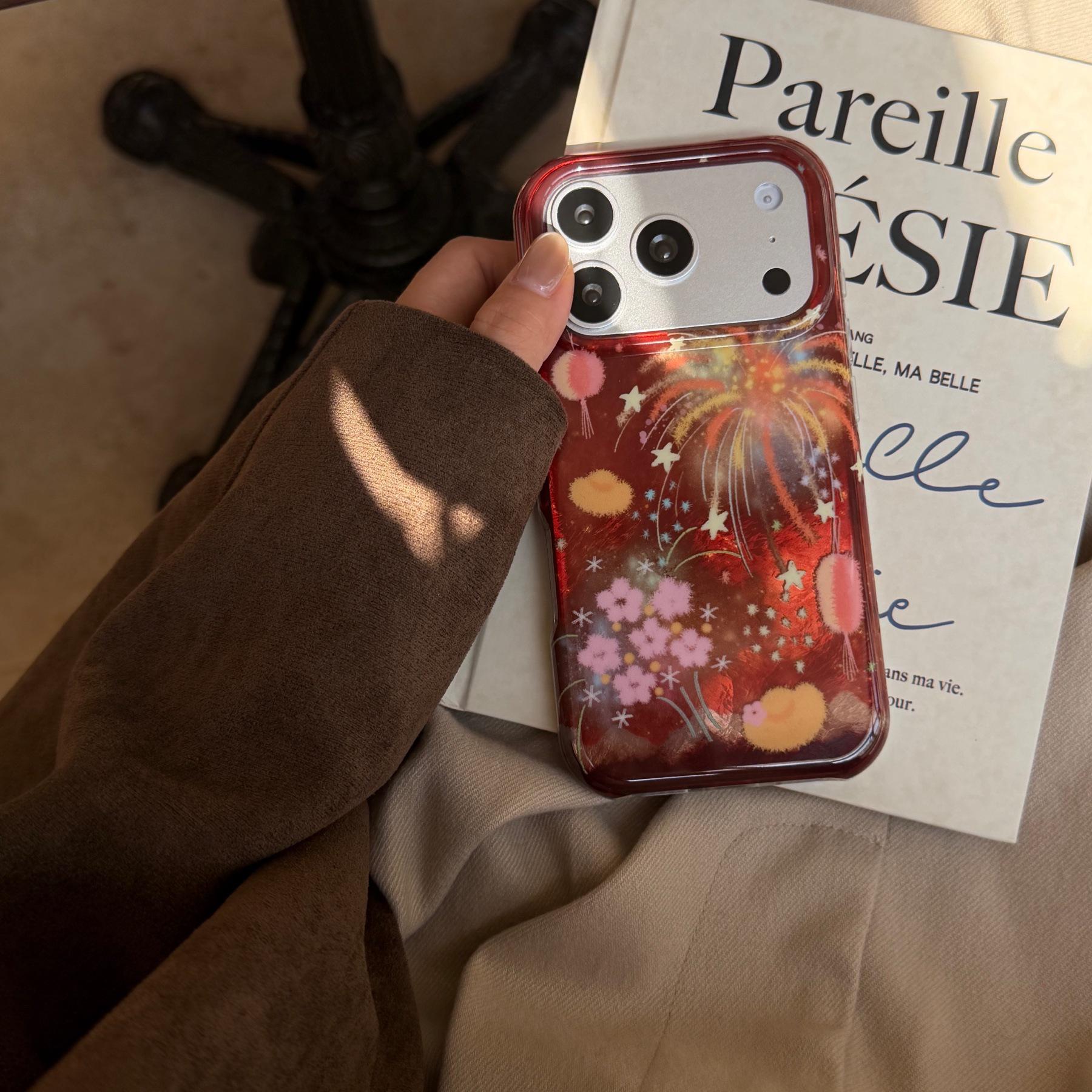 

Chinese Style Festive Lanterns Fireworks iPhone 17 Pro Max Case with Drop Protection iPhone 16 Pro Max
