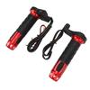 1 Pair Motorcycle Heated Hand Grip 3 Gear Temperatures Non Slip Aluminum Alloy ABS 22mm Handlebar