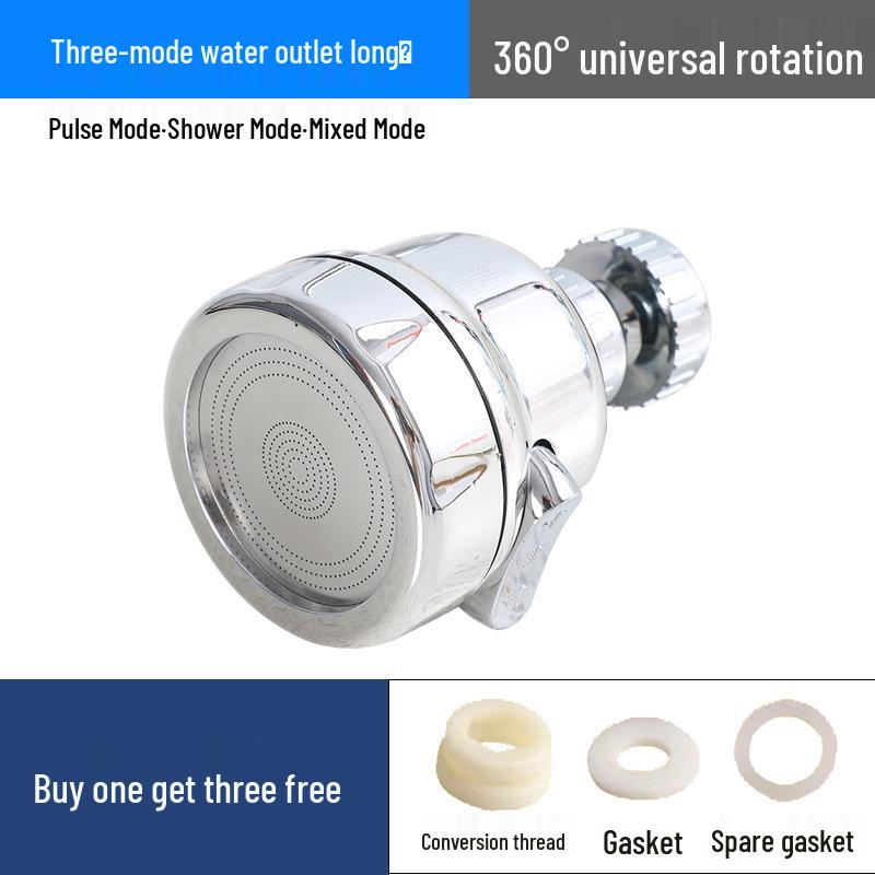 Electroplated Kitchen Faucet Water Purifier and Extender