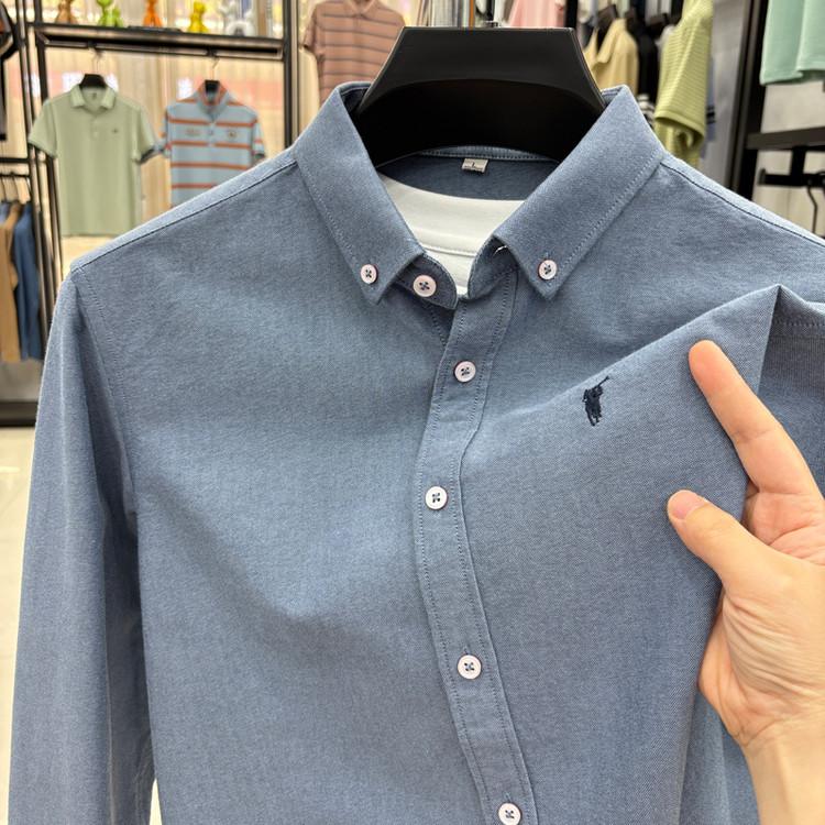 STORN 100% Cotton Corduroy Shirt - Green Long Sleeve M-4XL - Spring Autumn Slim Fit Candy Color Collection