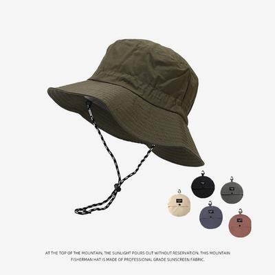 Quick Drying Fisherman Caps Women Men Outdoor Sun Anti-UV Protection Panama Hats Waterproof Camping Foldable Bob Bucket Sunhats