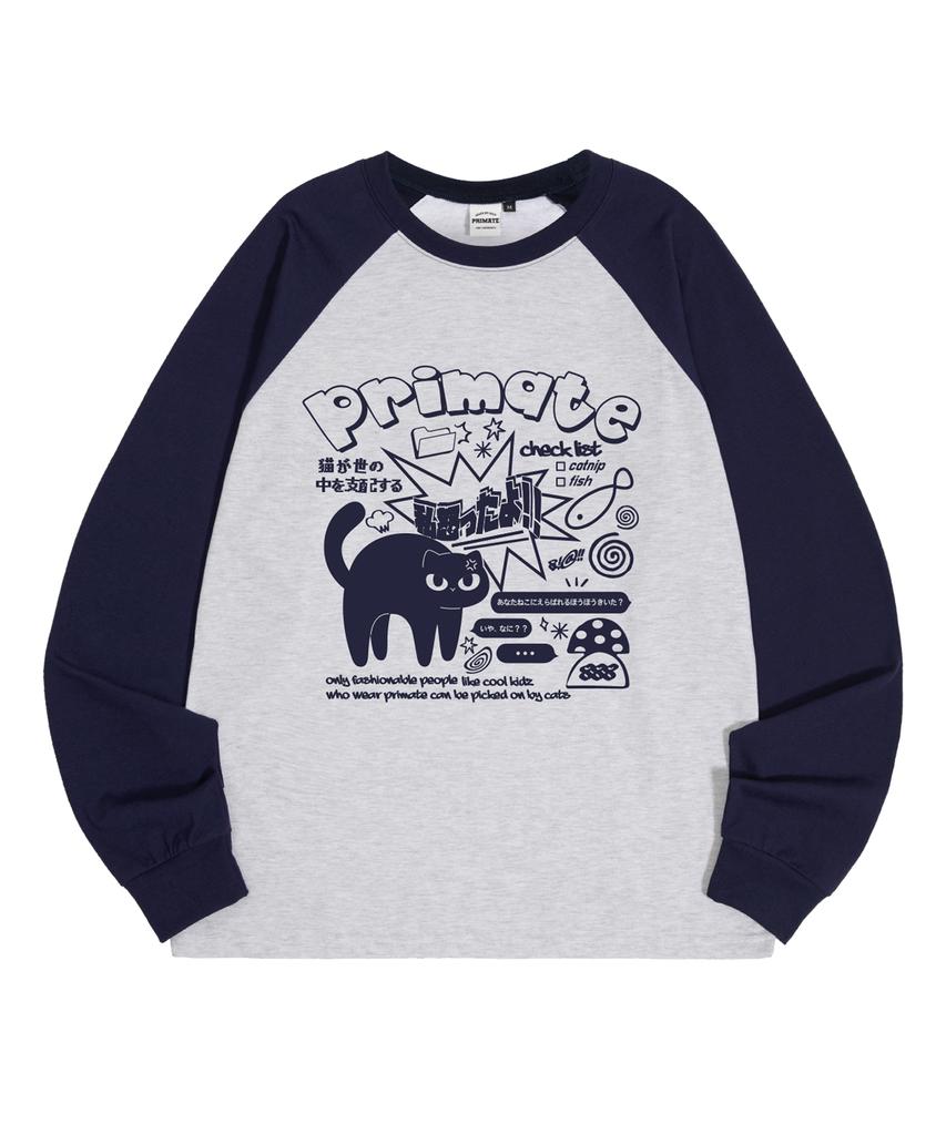 Prime Eight Mad Cat Oversized Raglan Long Sleeve 5 Colors