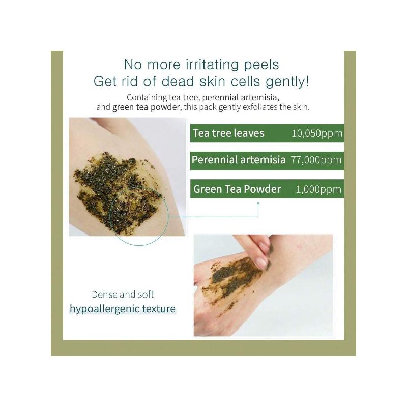 WellDerma Tea Tree Herb Tox Peeling Mask 150ml /Pore Tightening, Purifying And Exfoliating.Nourshing, Hydrating,Sebum Contril,Radint& Dead Skin