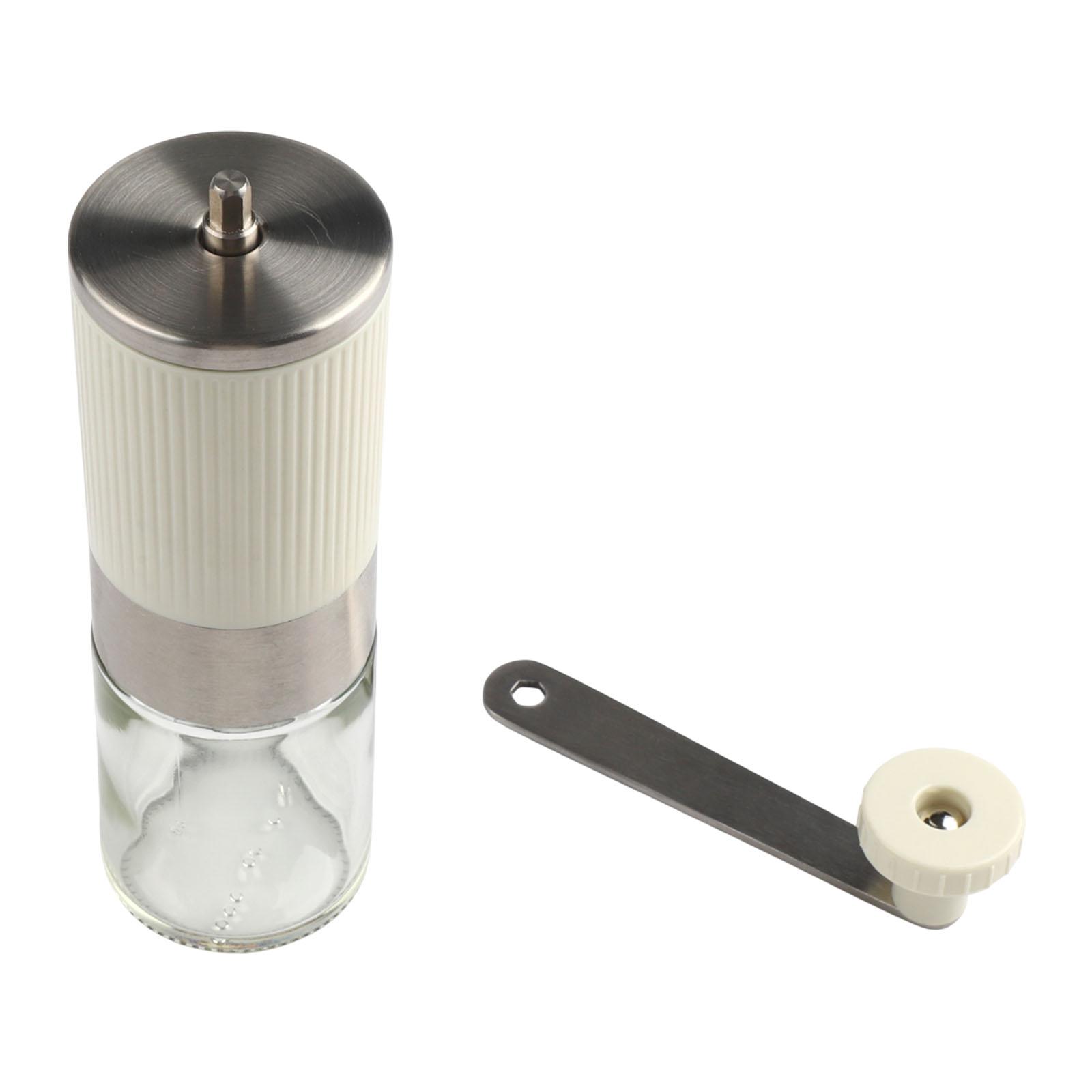 Coffee Grinding Tool Adjustable Coffee Grinder Travel Coffee Grinder Black Coffee Maker Consistent Grinding Texture белый