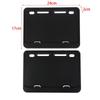 1Pcs Car License Plate Hollow Solid Double-Layer Motorcycle License Plate Frame Carbon Grain Resin License Plate Frame