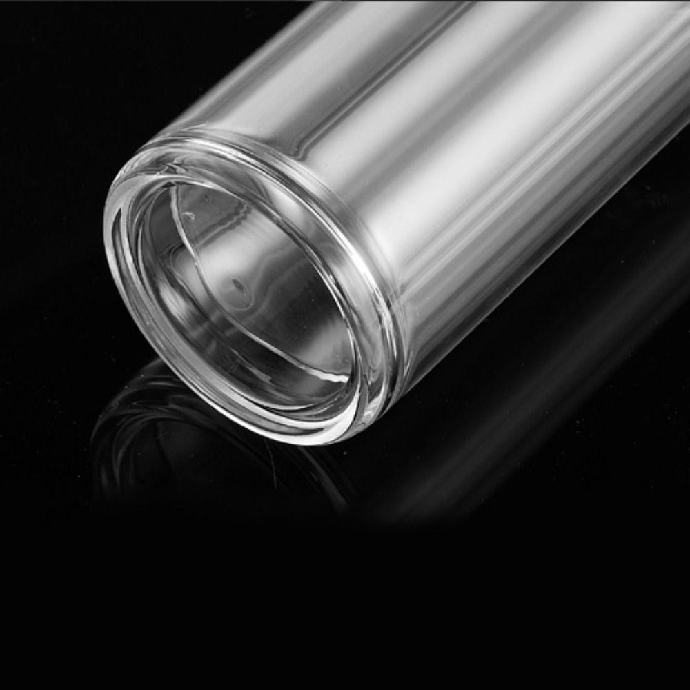 Double Wall Glass Tea Cup with Tea Infuser Insulated Glass Water Bottle One Click Open Magnetic Lid Magnetic Glass Tumbler