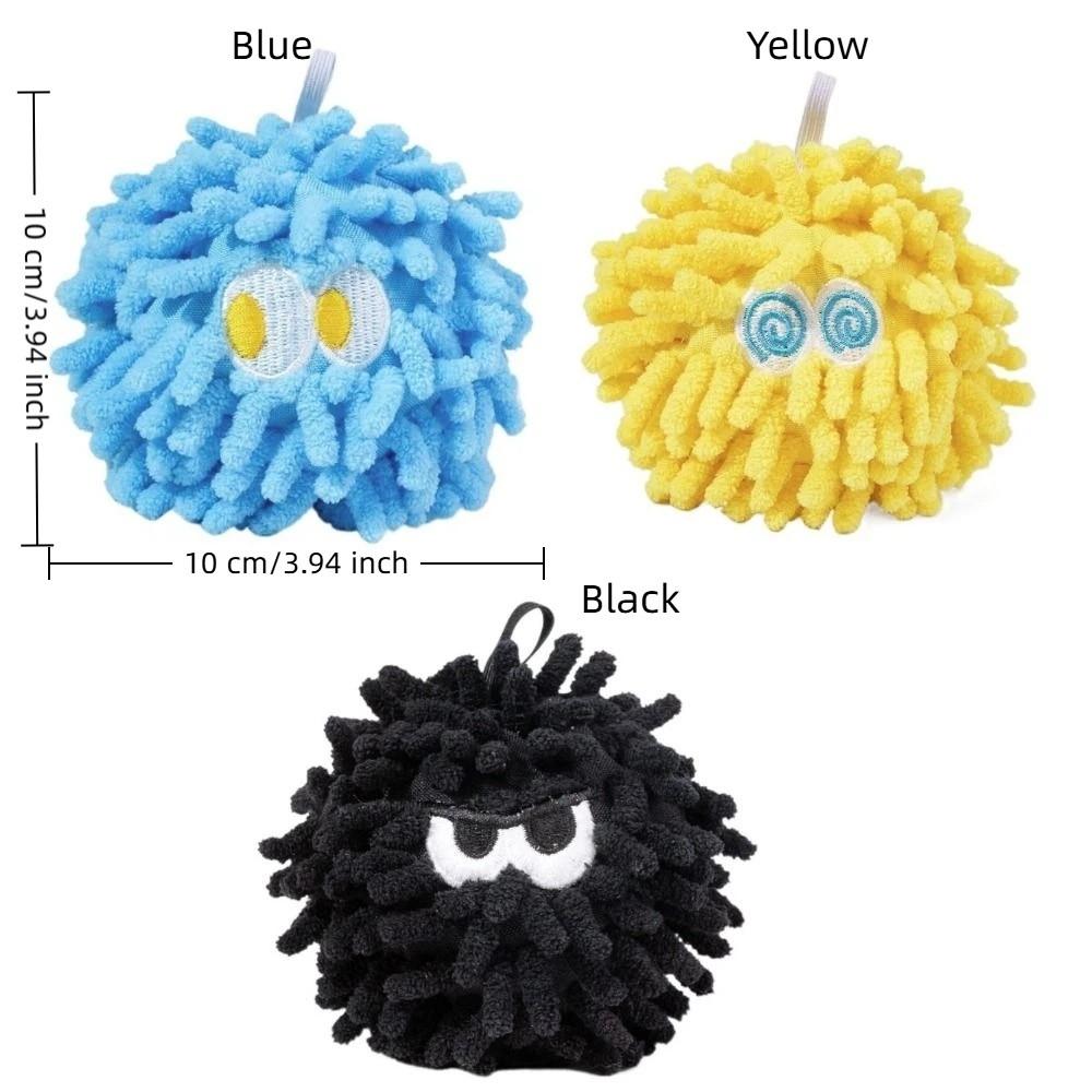 Ball Bite-Resistant Dog Vocal Flash Ball Pom-pom Ball Glowing Pet Mop Ball Soft Pet Interactive Indoor Play