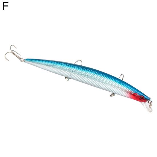 MUQZI Sporttillbehör Simulering Fisk Långfiske Lure Crankbaits Krokar Minnow Hard Baits Tackleverktyg