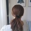 5PCS Gold Plated Elastic Hair Rubber Bands Mix Color Styling Decoration Hair Bands High Elasticity Ponytail Holder