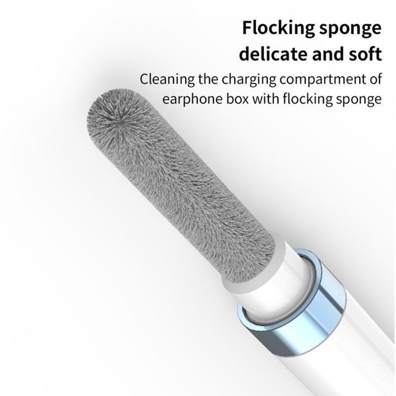 New Upgraded Multi-purpose Keyboard Cleaning Brush Wireless Headphones Cleaning Pen Cleaner Tools Fit for Apple Airpods 1/2/3