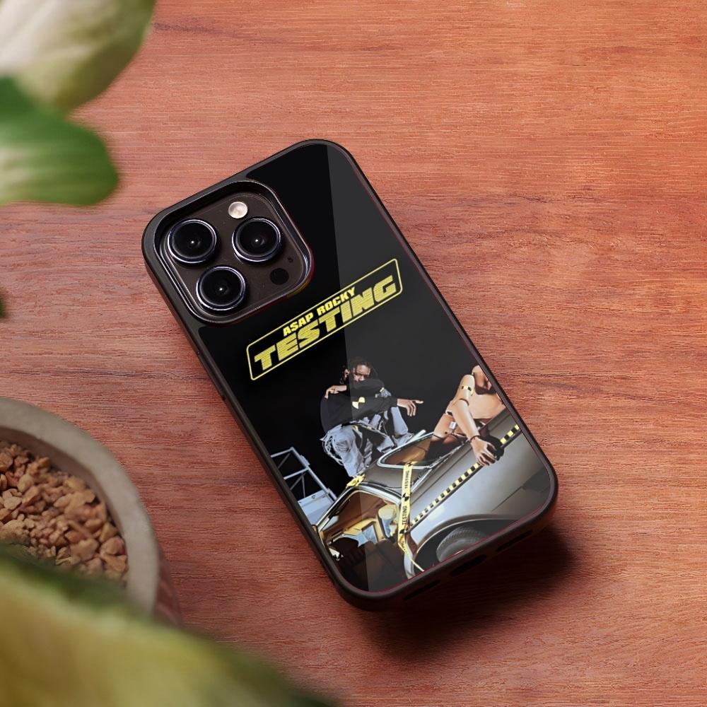 

ASAP Rocky Rapper Phone Case for Iphone 16 15 14 13 Pro Max 12 11 Mini 7 8 Plus Se Xr X Xs Fundas Shell PC+TPU Cover iphone XS