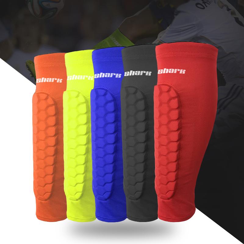 1 Pair Kids Soccer Crashproof Football Calf Socks Leg Sleeves Teens Training Knee Pads