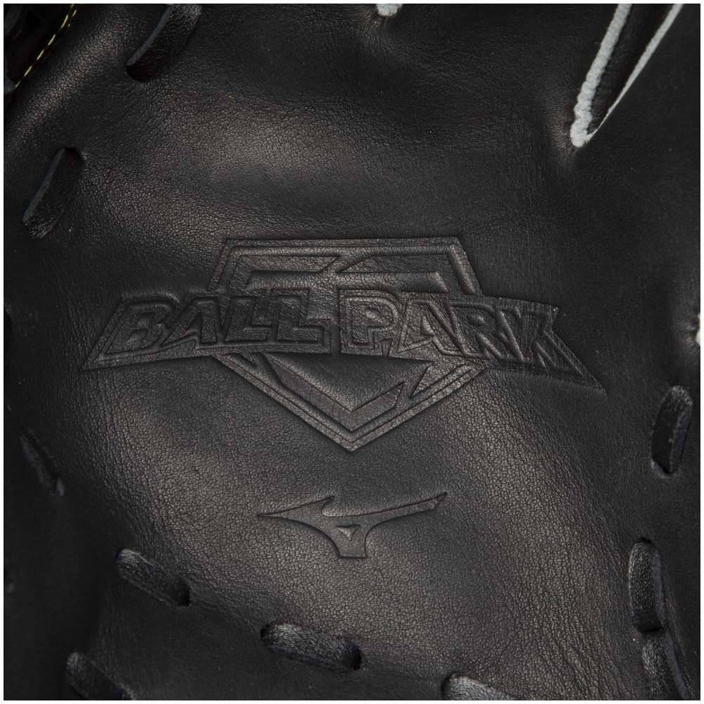 MIZUNO BALL PARK for Size Black Baseball/Softball Juniors, All-Around Use S, 1AJGY337,