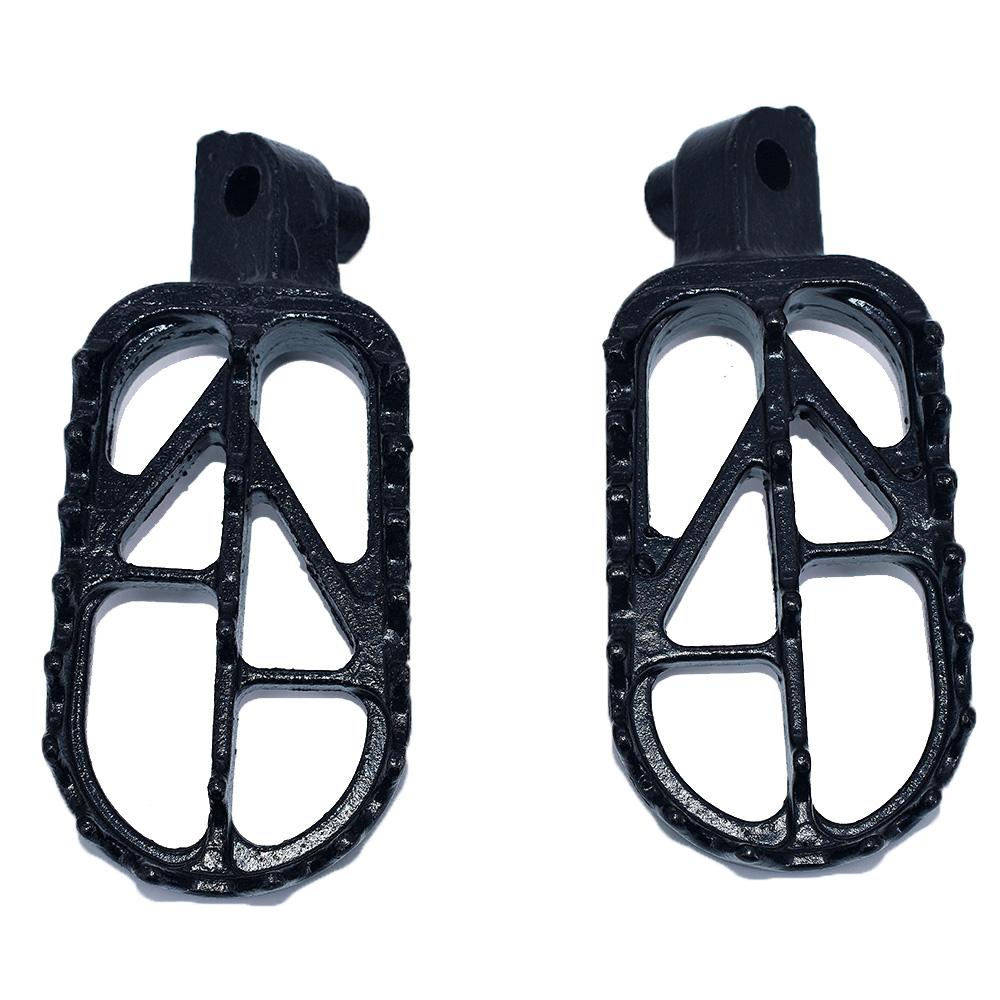 Steel Motorcycle Footpegs Foot Pegs Rest For Pit Dirt Motor Bike Pitster Pro XR50 CRF50 CRF70 SSR Thumpstar Motocross