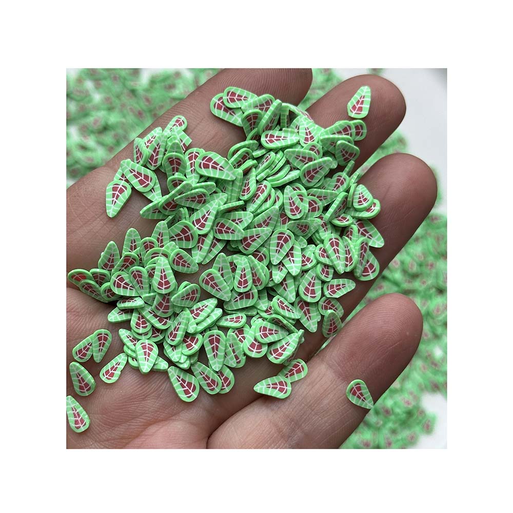 Hot Soft Clay Leaf Sprinkle Polymer Clay Leaves Slices for DIY Nail Decor Scrapbooking Slime Fillings