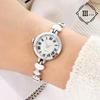 Wristwatch Length Adjustable Slide Women's Metal Watch Heart Cubic