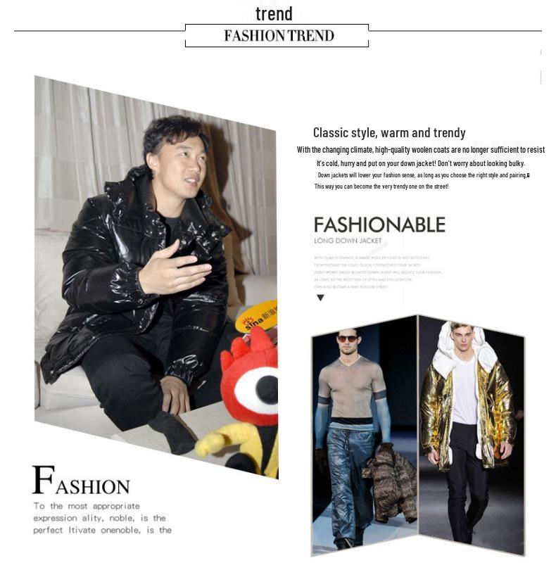 Unisex Winter Helle Daunenjacke: Super dick, kurz, warme weiße Entendaune