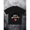 Teen Girl Clothes With Graffiti Character Pattern Short Sleeved T Shirt For Teenagers Character Printed T Shirt Breathable Fabricstreet Style