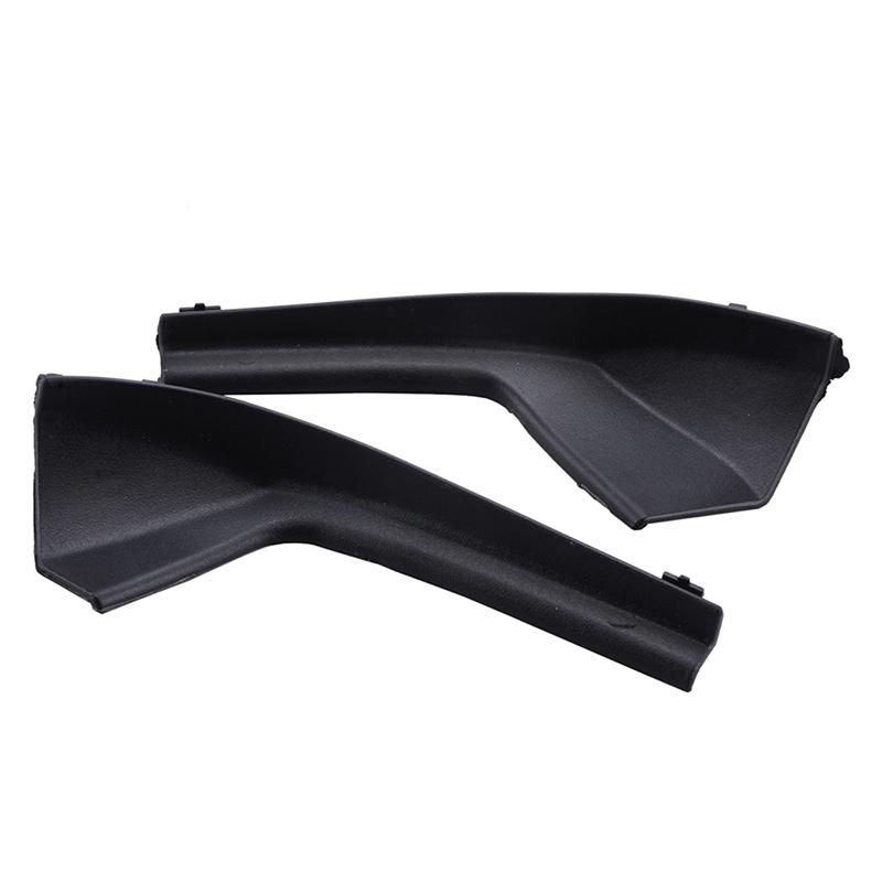 Black Front Windshield Wiper Side Trim Cover Water Deflector Wrap Corner Kit Fit For Nissan Tiida Versa 2005-2012 Exterior Part