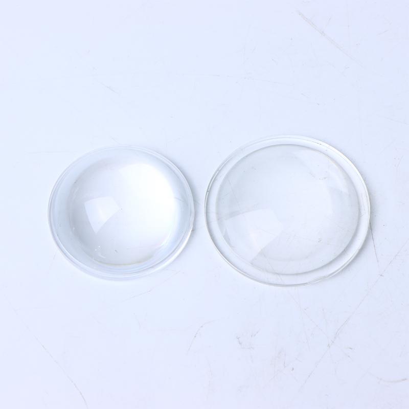8-44 Mm Round Transparent Acrylic Plano-Convex Lens Flashlight Led Lens Focusing Torch Accessories Magnifying Glass Convex Lens