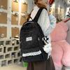Schoolbag College Girl Small Backpack Korean ins High Value Junior High School Student Backpack Lightweight Travel Backpack