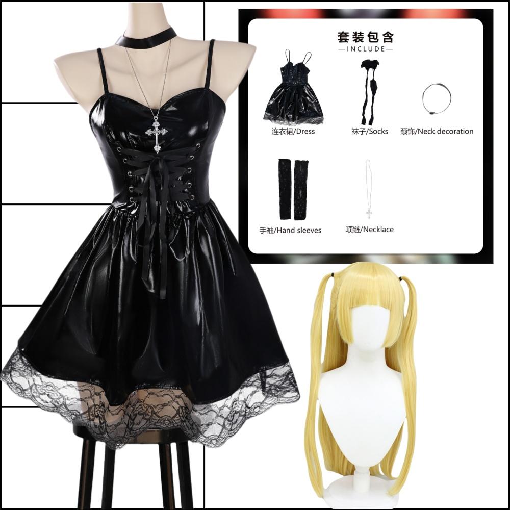 Game Misa Amane Cosplay MisaMisa Costume Wig Halloween Anime Clothes