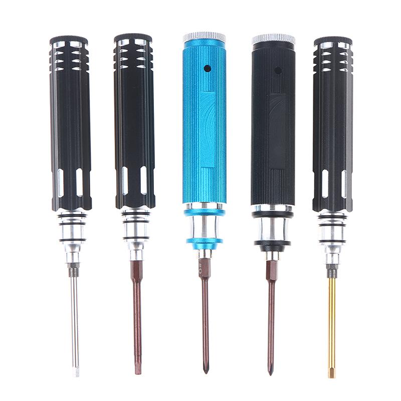 4-In-1 Hex Screwdriver Set Metal Tool Kit 1/1.5/2.0/2.5/3.0Mm For Rc Helicopter Car Airplane Drone Aircraft Models Repairing