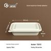Disposable Biodegradable Corn Starch Meal Box, 300 Sets