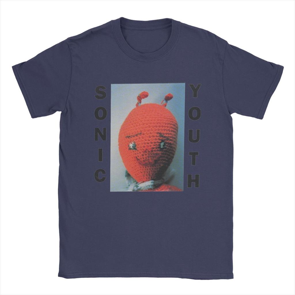 Herren Sonic Youth T-Shirts Baumwolle Tops Neuheit Kurzarm Rundhals T-Shirt Party T-Shirt