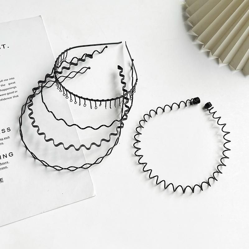 AISHG Non-slip Wash Wave Hair Bands for Women Invisible Movement Tide Simple Back Headwear Korean Hairband Girl Hair Accessories