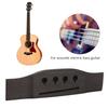 4-Saiten Bassbrücke Hohe Härte Ebenholz Gitarre Musikinstrumentenzubehör Ebenholz