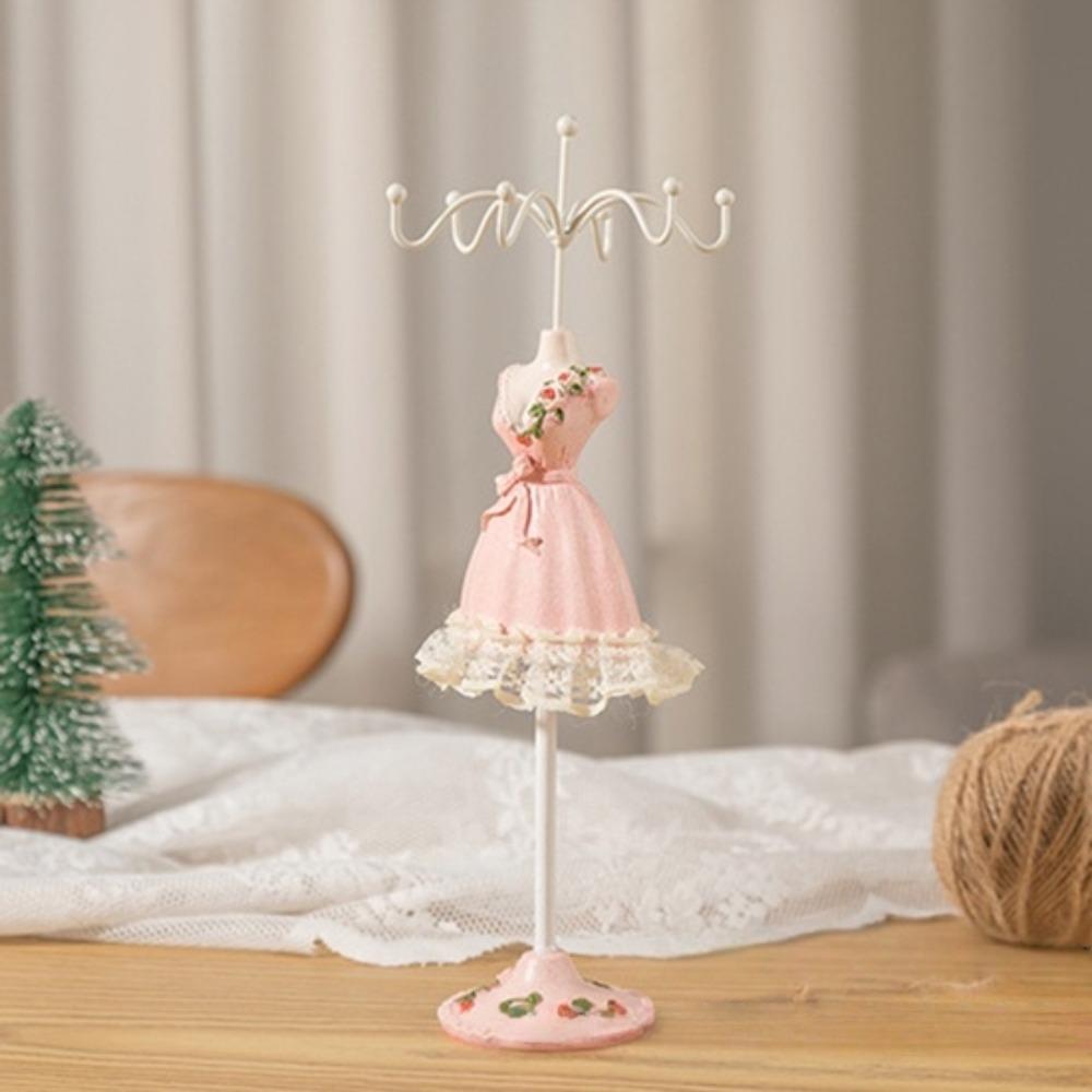 Organizer Rack Necklace Mannequin Display Stand Princess Earrings Rack Stand Display  Jewelry Store