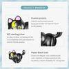 BAMOER 925 Sterling Silver Moon & Cat Charms Fit for Women Original Bracelet & Bangle Cute Black Gold Plated Cat Beads