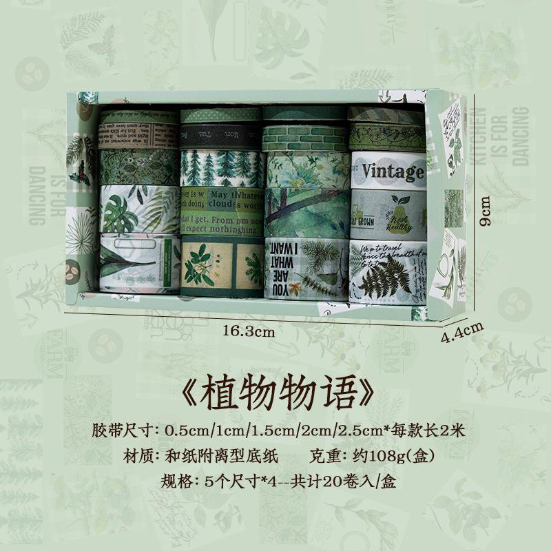 Подарочный набор: блокнот и васи-лента, набор для творчества, ретро-стиль, блокнот, лента, декоративный материал, наклейка