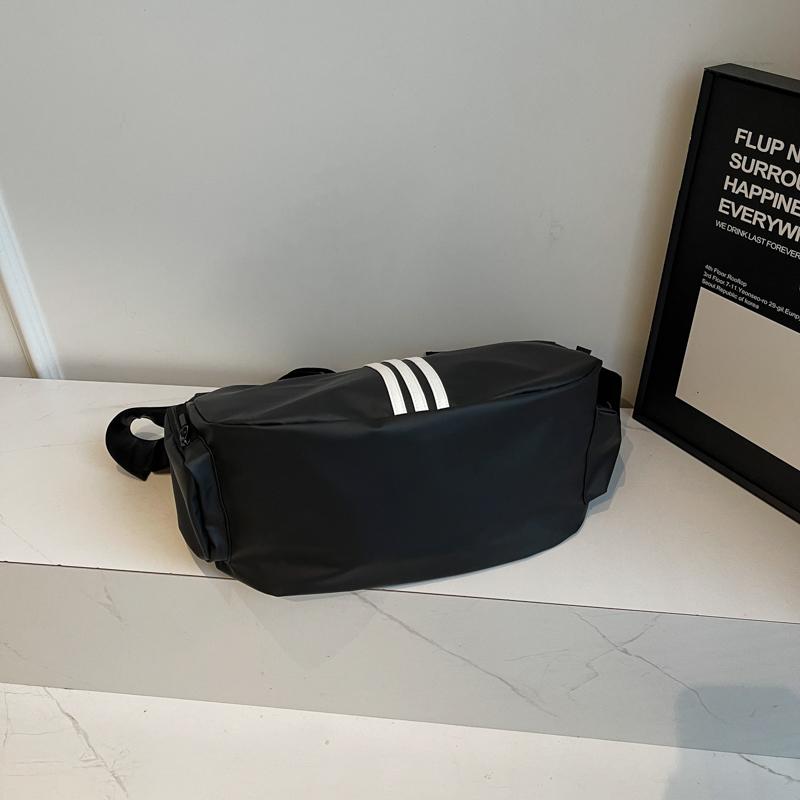 Striped Large Capacity Travel Bag Women's Shoulder Bag Crossbody Bag