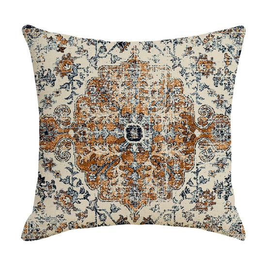 Boho Throw Pillow Covers, 18 x 18 Inch Bohemia Ethnic Style Cushion Case, Decorative Pillowcase for Sofa Couch
