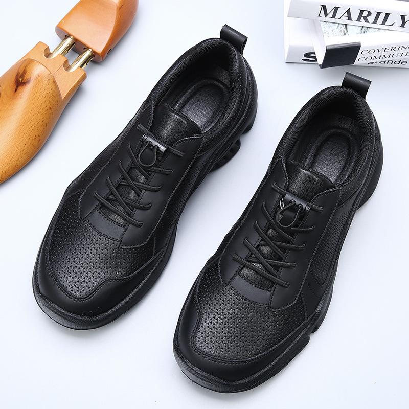 Love a certain step with the same leather walking shoes men's breathable sports and leisure shoes men's lightweight wear-resistant and non-slip runnin