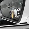 2Pcs Suction Cup Car Convex Blind Spot Mirrors 360-Degree Rotation Fog-proof Removable Convex Wide Angle Rear View Mirrors