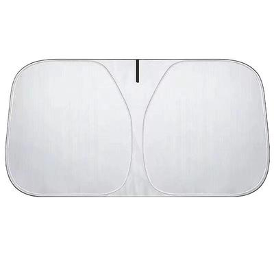 Silver Car Windshield Sunshade: Heat Insulation & UV Protection Umbrella