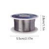 Linha de Estanho de Alta Pureza 0,3mm Fio Solda Ingest Flux Carretel Linha de Solda Chumbo Núcleo de Breu Fio de Estanho Para Reparo Baixo Ponto de Fusão