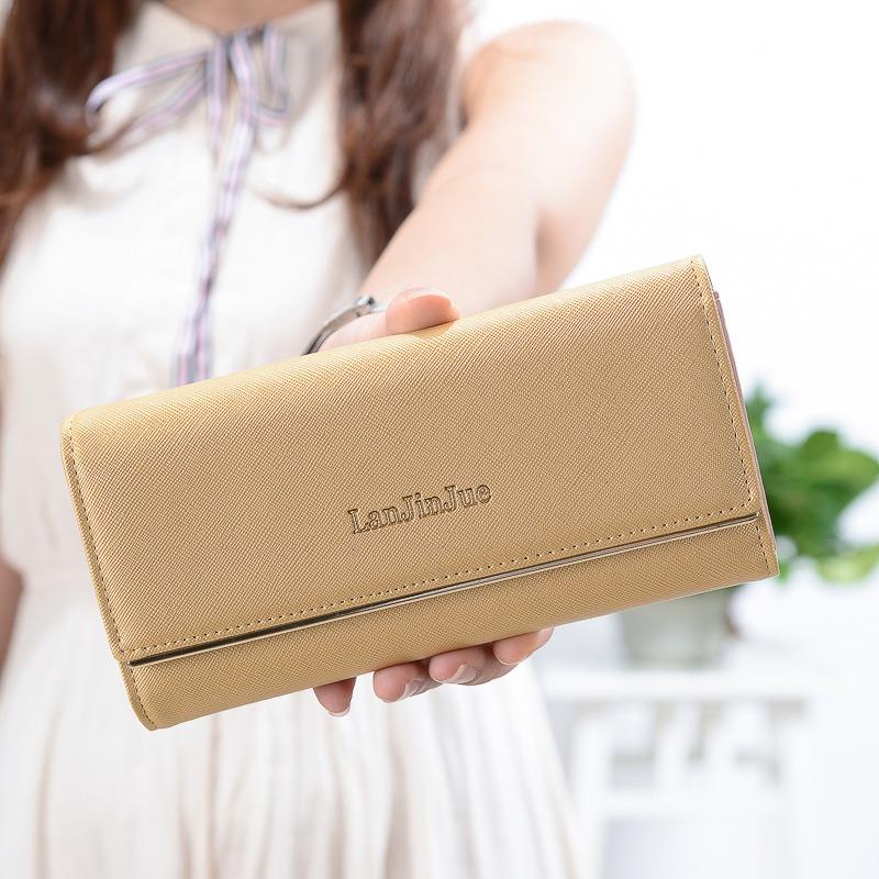 Women's Wallet Long Wallet Large Capacity Vintage Leather Wallet Handbag