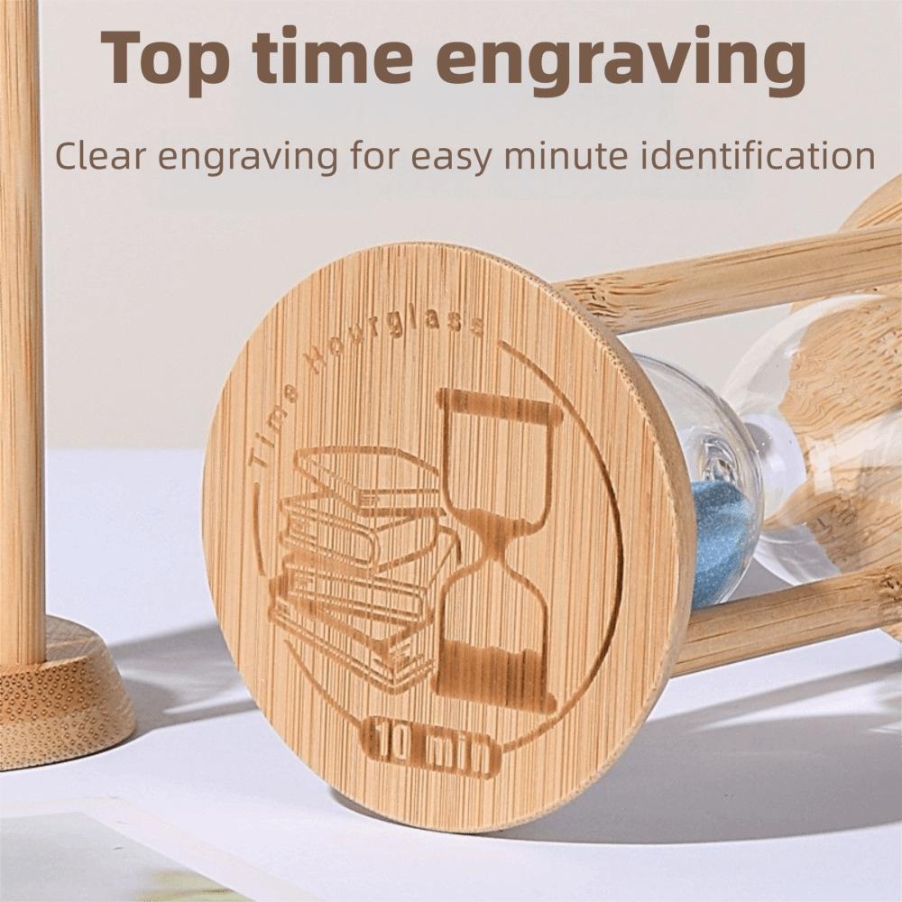 Strumento di Produttività Cornice in Legno Clessidra 3 Minuti Stile Vintage Clessidra 5 Minuti Orologio di Sabbia Uso Domestico