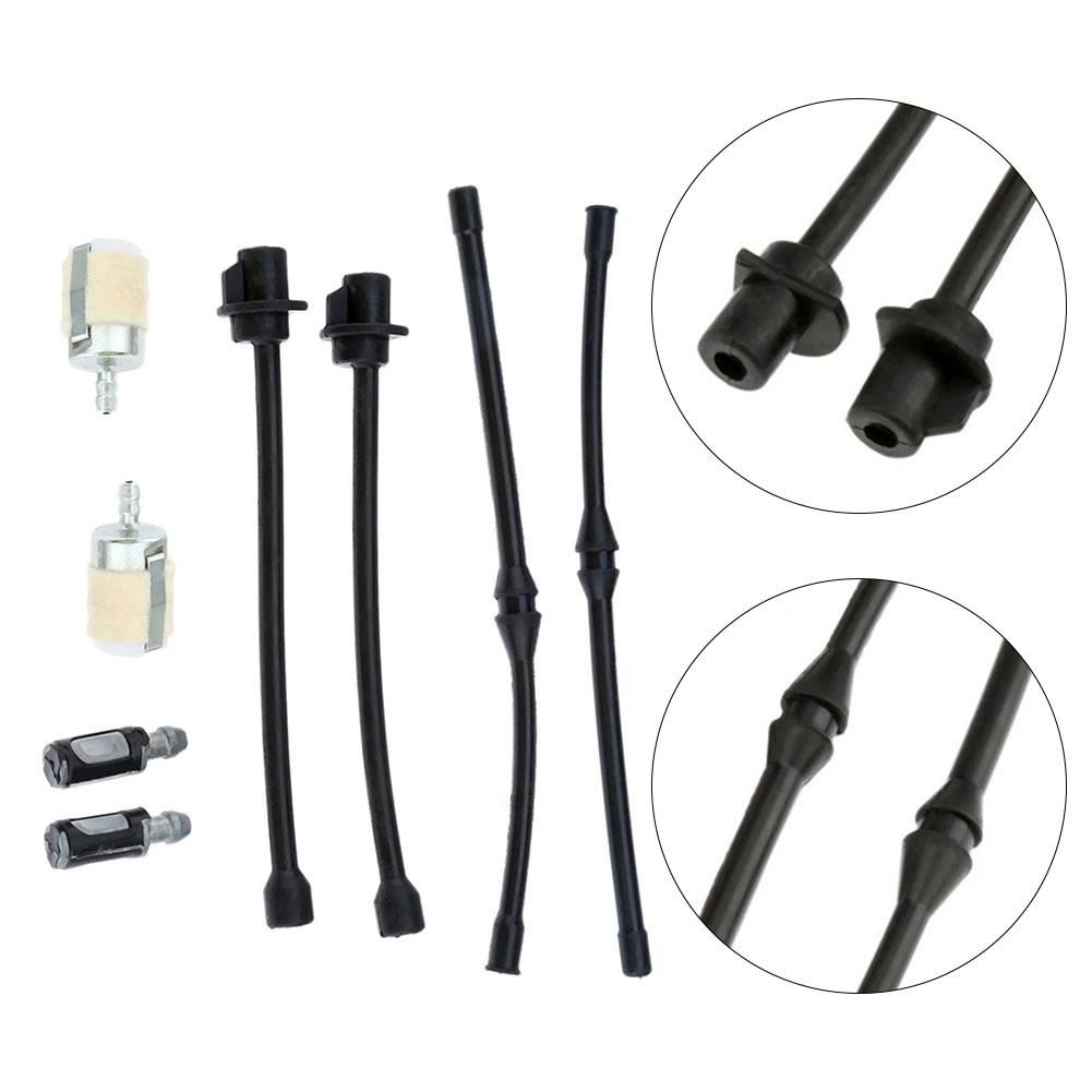 8 Unit Fuel and Oil Line Replacement Kit for 52CC 58CC Chainsaw Fit 4500 5200 5800 Models Engine Service and Component Swap