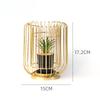 Iron Handicrafts Nordic Creative Luxury Simulation Plant Ornaments Flower Pots Desktop Potted Plants Home Decoration Ornaments
