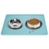 Anti overflow Pet Accessories Non-stick Dog Bowl Mat Pet Placemat Dog Feeding Mat Cat Feeder Mats